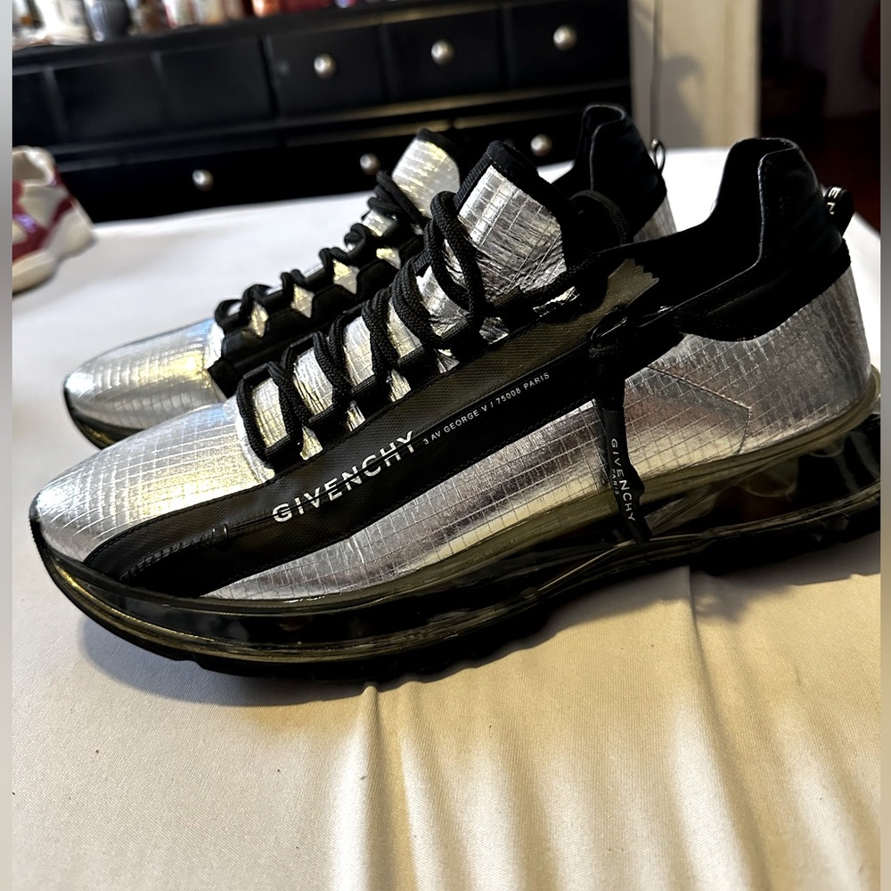 Authentic Men’s Givenchy Sneakers Silver Size 11